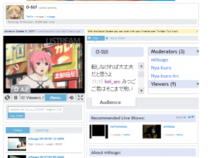 Streaming Anime on Ustream.tv