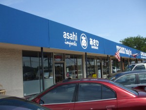 Asahi Imports' Storefront